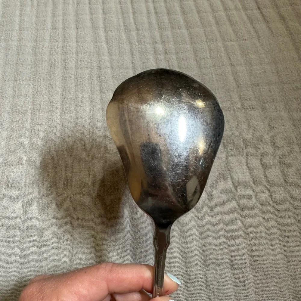 Lady Hamilton stainless by ONEIDA solid smooth casserole spoon 9